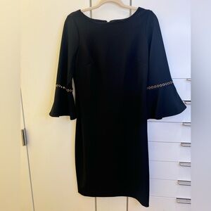 Calvin Klein midi black dress